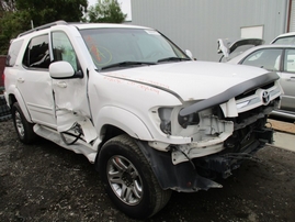 2005 TOYOTA SEQUOIA LIMITED WHITE 4.7L AT 4WD Z16540